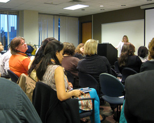 Attendees at Marta's presentation