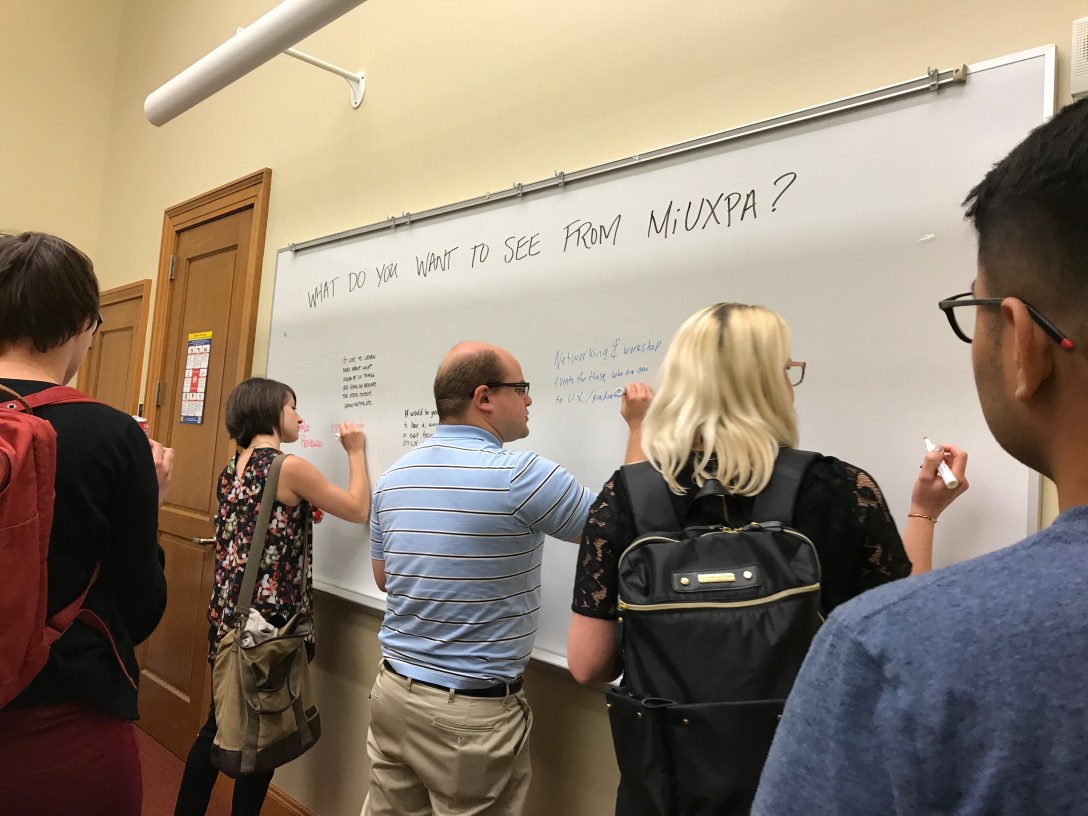 Attendees answer the question, what do you want to see from MiUXPA?