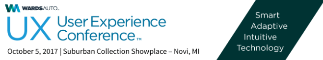 Logo for WardsAuto User Experience Conference 2017