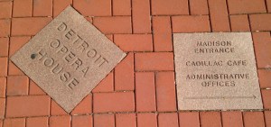 Brick Sidewalk with Directions